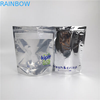 레이저 영화 화장용 포장 부대는 내구재를 인쇄하는 주머니에 의하여 주문을 받아서 만들어진 로고를 위로 서 있습니다