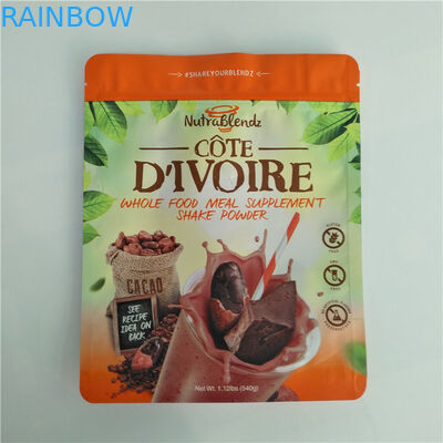 열 - Ziplock를 가진 불에 구워진 커피 콩 분말 부대를 포장하는 물개 플라스틱 주머니