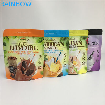 250g 500g 1kg 식사 부대 포장은 Nuts 간식을 위한 지퍼 최고 부대를 위로 서 있습니다