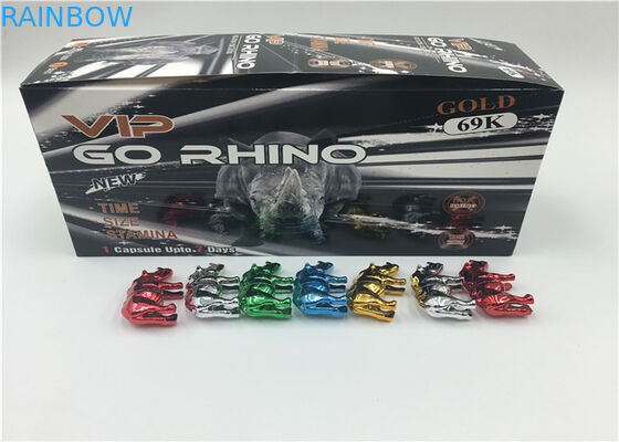 3D 홀로그램 효력 알약 물집 카드 포장 코뿔소 69 콘테이너 탄알 내구재