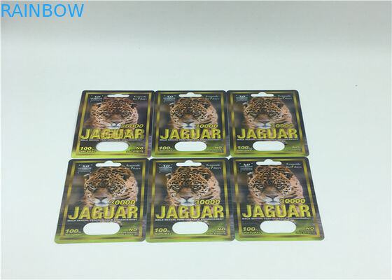 인쇄 FX 35000 물집 카드 3d 효력을 포장하는 남성 증진 알약은 카드를 삽입합니다