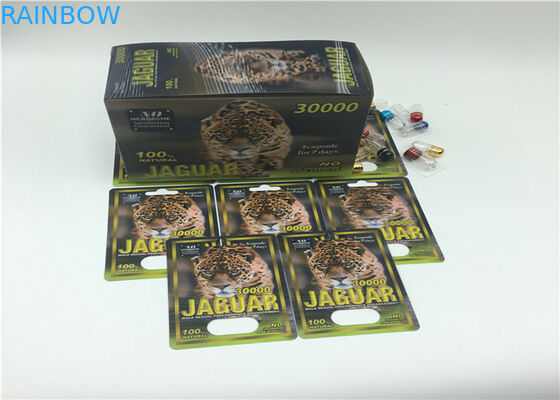 FX를 포장하는 까만 물집 카드 남성 증진 알약을 위한 35000의 시리즈 전시 종이상자