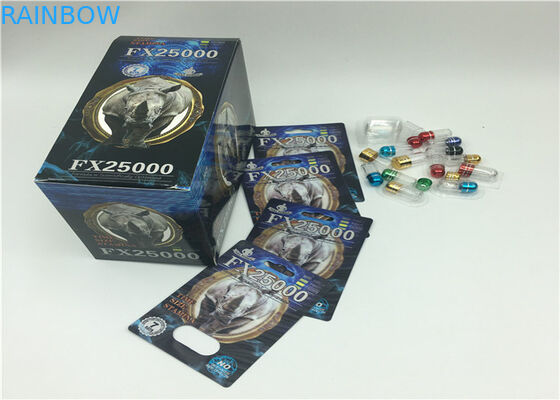 까만 Mamba 3D 효력 물집 카드 주문을 받아서 만들어진 포장 캡슐 성 알약은 디자인합니다