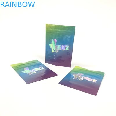 Runtz 잡초 팩 고무 같은 곰 사탕 부대를 포장하는 Mylar 초본 향을 위로 서 있으십시오