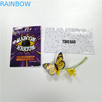 Mylar Zip 자물쇠 부대를 포장하는 냄새 증거 포일 주머니는 주머니 주문 인쇄를 위로 서 있습니다