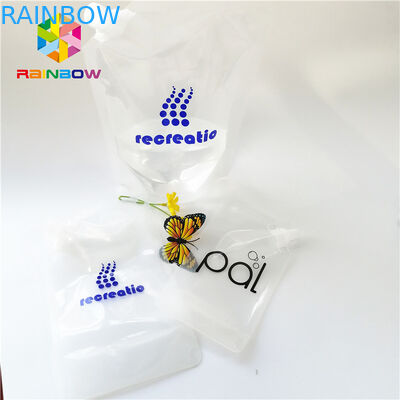 재사용할 수 있는 액체는 주둥이 주머니 포장 유아식 패킹 짜기 부대를 위로 서 있습니다