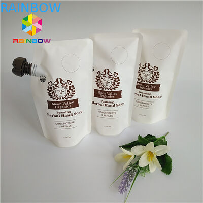 재사용할 수 있는 액체는 주둥이 주머니 포장 유아식 패킹 짜기 부대를 위로 서 있습니다