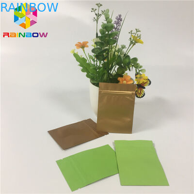 인쇄 포일 주머니 포장 열을 주문을 받아서 만드십시오 - 밑바닥 충전물을 가진 가면 주머니를 밀봉하십시오