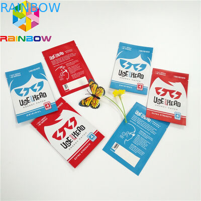 플라스틱 Mylar 편평한 소포 알루미늄 호일 눈물 노치를 가진 부대에 의하여 박판으로 만들어지는 얼굴 가면 주머니