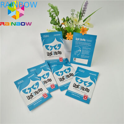 4x6 인치 알루미늄 호일 주머니 포장 냄새 증거에 의하여 박판으로 만들어지는 Mylar 플라스틱 주문 로고