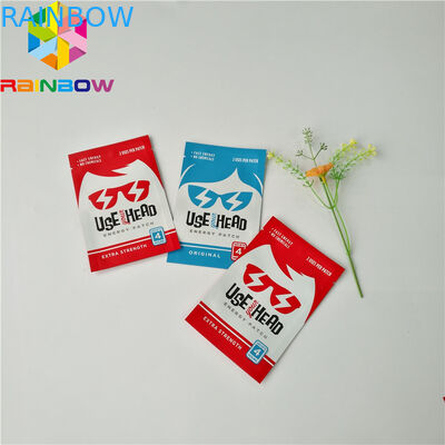 4x6 인치 알루미늄 호일 주머니 포장 냄새 증거에 의하여 박판으로 만들어지는 Mylar 플라스틱 주문 로고