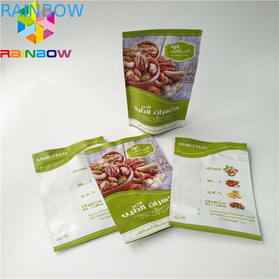 견과를 위한 Resealable 최고 지플락 알루미늄 호일 광택이 없는 Doypack 주머니 부대는/과일을 말립니다