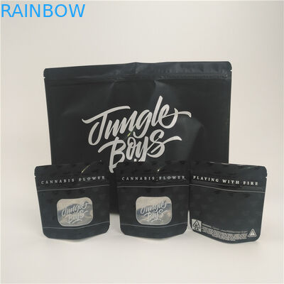 플라스틱 Childproof 지플락 부대를 포장하는 의학 주머니 초본 향을 위로 서 있으십시오