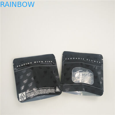 알루미늄 호일 서리로 덥은 BOPP에 의하여 박판으로 만들어지는 Mylar 로고 인쇄를 포장하는 방수 플라스틱 주머니