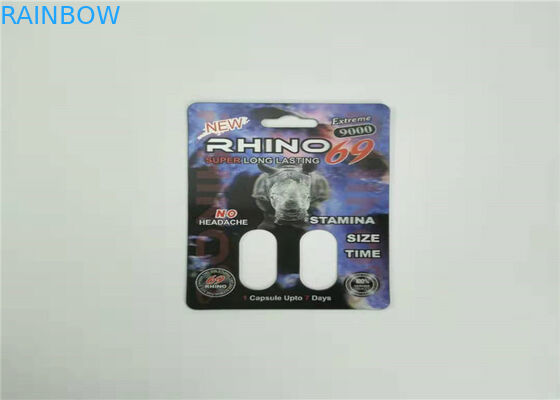 캡슐 성 알약을 위한 주문을 받아서 만들어진 인쇄를 포장하는 Mamba 3d 효력 물집 카드