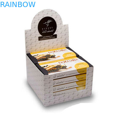 소매점 선반 준비되어 있는 쟁반 포장을 접히는 골판지 종이 전시 상자