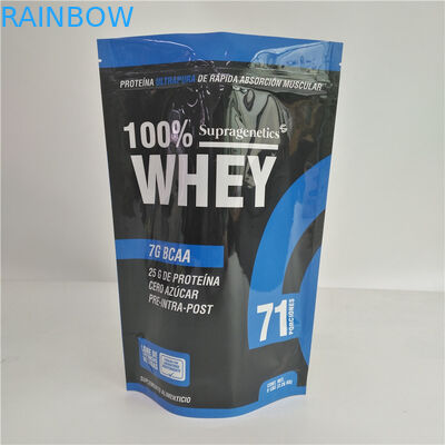 주머니 5lb 2kg를 포장하는 관례에 의하여 인쇄된 식사 부대 커피 초콜렛 분말을 위로 서 있으십시오