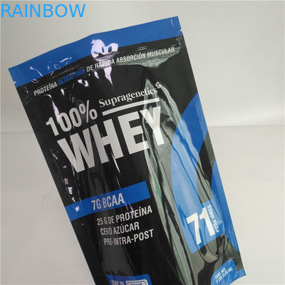 주머니 5lb 2kg를 포장하는 관례에 의하여 인쇄된 식사 부대 커피 초콜렛 분말을 위로 서 있으십시오