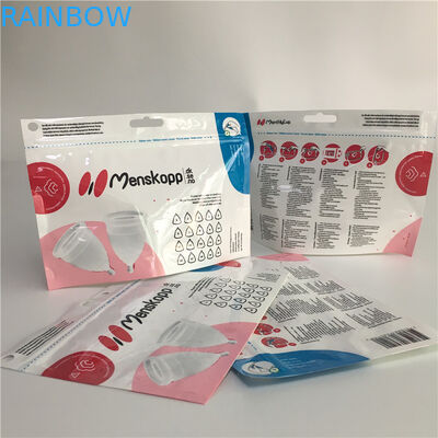 광택 있는 지플락 마이크로파 바닥 삼각천 부대는 플라스틱 살균제 통렬한 반박 주머니를 위로 서 있습니다