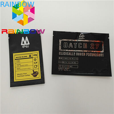 Kraton 시리즈 편평한 바닥 부대, 대마 고무 같은 사탕 잡초를 위한 3개의 측 주머니 부대