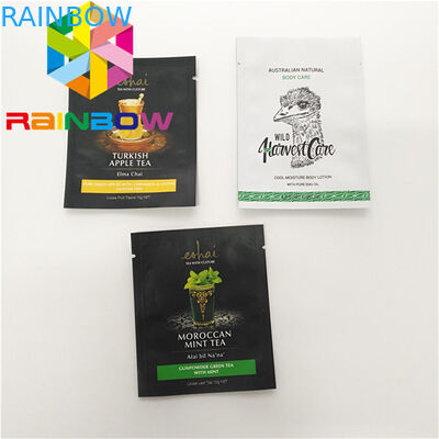 Kraton 시리즈 편평한 바닥 부대, 대마 고무 같은 사탕 잡초를 위한 3개의 측 주머니 부대