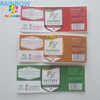 약제 스티커 작은 유리병이 점적기 수축 소매에 의하여 스테로이드를 위한 유리제 30ml 병이라고 레테르를 붙입니다