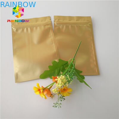 Cbd Kratom를 위한 금속 금박 향낭을 포장하는 광택이 없는 광택 있는 지플락 비닐 봉투