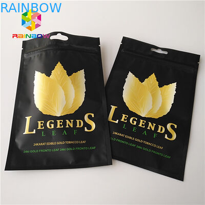 인쇄된 관례는 주머니 포일 Mylar 플라스틱 지플락 담배 파이프 부대 나물 사용법을 위로 서 있습니다
