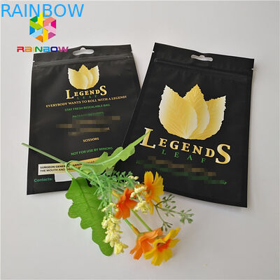 인쇄된 관례는 주머니 포일 Mylar 플라스틱 지플락 담배 파이프 부대 나물 사용법을 위로 서 있습니다