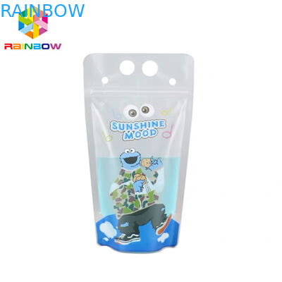 액체 음료 포장을 위한 다채로운 밀짚을 포장하는 비닐 봉투를 인쇄하는 사진 요판