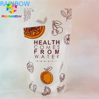 애완 동물 손잡이를 가진 Doypack 부대 CMYK 인쇄를 포장하는 물자 음료 주스 음식 주머니