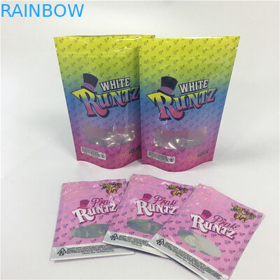 소형 지플락 잡초 플라스틱 CBD 잎 과자 부대를 포장하는 냄새 증거 초본 향