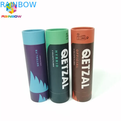 원형 주문 로고를 포장하는 Kraft 종이상자는 선물/화장품/음식을 위해 인쇄했습니다