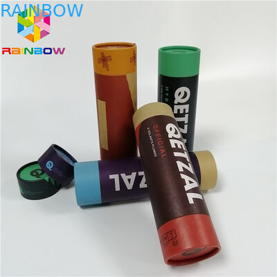 주문 재상할 수 있는 포장하는 차 건조한 과일 포장 종이상자는 Kraft 관을 위로 밉니다