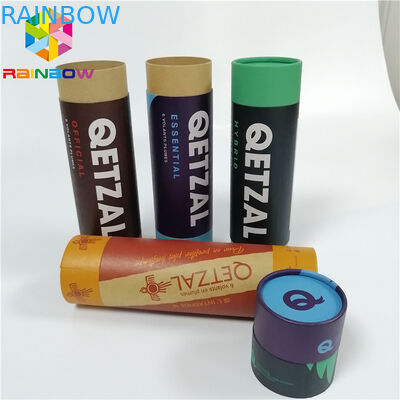 주문 재상할 수 있는 포장하는 차 건조한 과일 포장 종이상자는 Kraft 관을 위로 밉니다