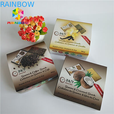 장방형 화장품 속눈섭 솔 훼이셜 가면을 위한 접히는 홀로그램 서류상 포장 상자