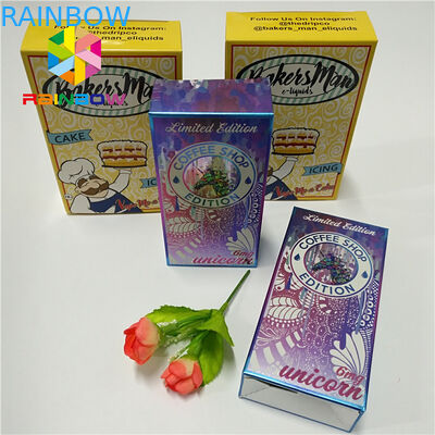 장방형 화장품 속눈섭 솔 훼이셜 가면을 위한 접히는 홀로그램 서류상 포장 상자