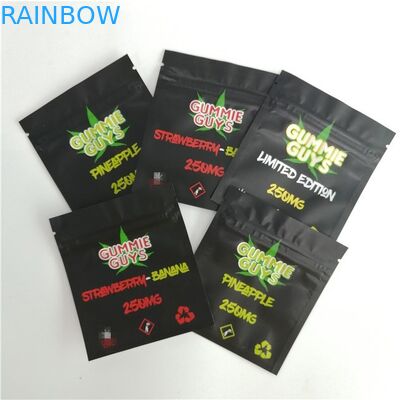 Resealable 알루미늄 호일 Zip 자물쇠 부대 음식 방습 3 - 밀봉되는 측