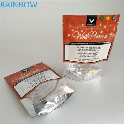 Resealable 알루미늄 호일 Zip 자물쇠 부대 음식 방습 3 - 밀봉되는 측