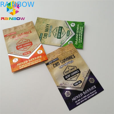 튼튼한 Zip 자물쇠 비닐 봉투를 포장하는 Runtz Mylar 과자 초본 향