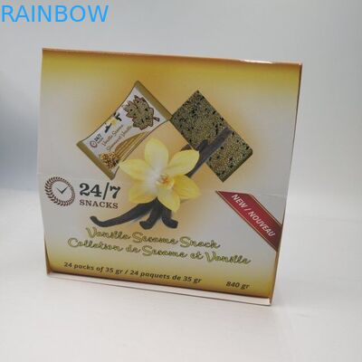 Eco 사탕 에너지바를 위한 친절한 종이상자 포장 마분지 반대 전시 상자