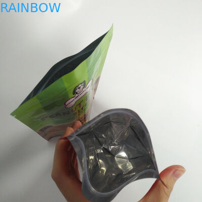 디지털 방식으로 인쇄는 소성 물질을 포장하는 지퍼 주머니 부대 애완 동물 먹이를 위로 서 있습니다