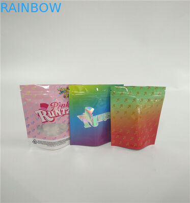 Doypack 지퍼 주머니 관례에 의하여 인쇄되는 로고를 포장하는 재상할 수 있는 Zip 자물쇠 플라스틱 초본 향