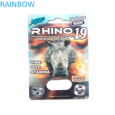 Gravnre 인쇄지 상자 포장 표범/Mamba/코뿔소 V7 남성 증진 알약은 적용했습니다