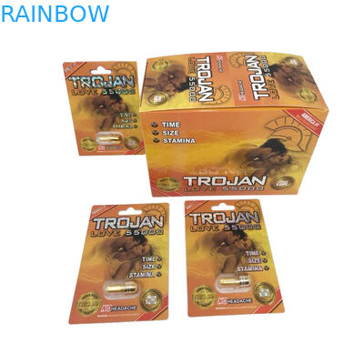 코뿔소 69 캡슐 알약 흑표범당/Mamba/코뿔소 V7를 포장하는 플라스틱 카드 물집