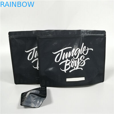 3.5g 28g는 잡초/담배 잎을 위해 주문을 받아서 만들어진 지퍼 주머니 부대 냄새 증거를 위로 서 있습니다