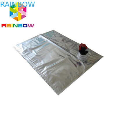 3L 5L 10L 주문 인쇄 상자에 있는 무균 수도꼭지 부대를 포장하는 음료 주둥이 주머니