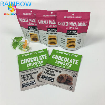 12oz 1 파운드는 지플락 부대, 향미료 분말 지플락 주머니 광택이 없는 인쇄를 위로 서 있습니다