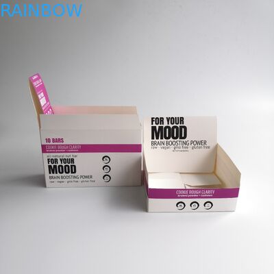 Eco 친절한 Kraft 마분지 초콜렛을 위해 Foldable 포장 상자 소매 포장