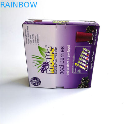 포장하는 Foldable 종이상자, 장과를 위한 주문을 받아서 만들어진 크기 전시 종이상자를 재생하십시오